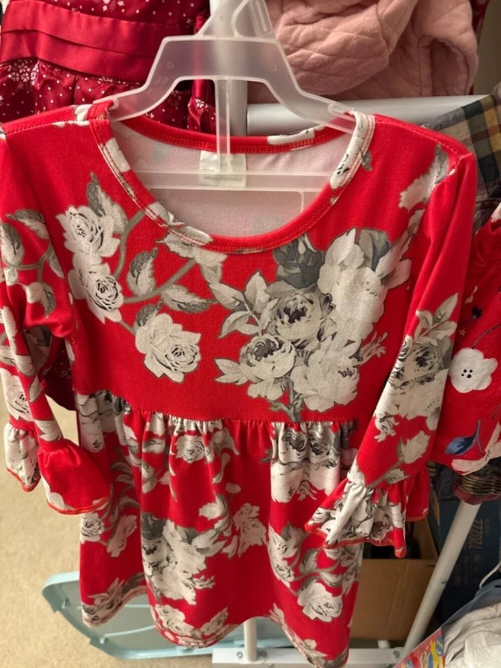 3T 3/4 sleeve dress